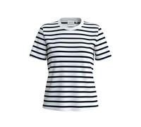 T-shirt rayÃ© dÃ©contractÃ© femme COMMA Stripe Ultimate Bleu 34
