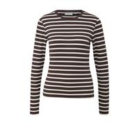 T-shirt rayÃ© en jersey manches longues femme COMMA Marron 40