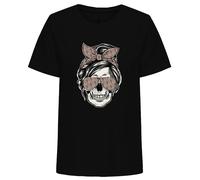 T-shirt rayÃ© femme Only Stella Life Noir S