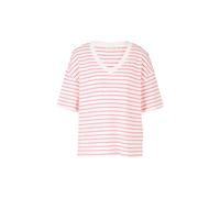 T-shirt rayÃ© femme Tom Tailor Blanc S