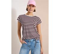 T-shirt rayé à col bateau