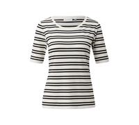 COMMA T-shirt noir / blanc, Taille M