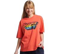 T-shirt rayé femme Superdry Vintage Cali Orange M