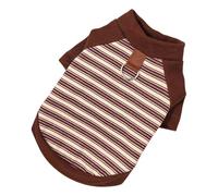 T-Shirt rayé pour Chien, Pull, vêtements d ' Hiver pour Chiens, Doux et Confortable, intérieur et extérieur, Couverture complète du Corps, Combinaison pour Chien