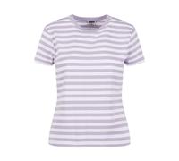 T-shirt rayé régulier femme Urban Classics Blanc XL