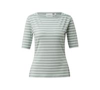 T-shirt rayée à encolure bateau en jersey femme COMMA Vert 36