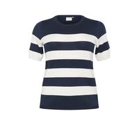 T-shirt rayures femme KAFFE Curve Lizzy Noir XL