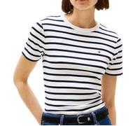 T-shirt Rayures Femme Tommy Hilfiger Slim Cody C-nk Ss M