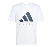 Adidas Real Madrid Dna Graphic Short Sleeve T-shirt Blanc M Homme