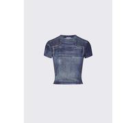 T-shirt recadre femme effet denim OTHER M