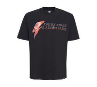 T-shirt Recovered - MMPER766S - Men's David Bowie Aladdin Sane Relaxed Black T-Shirt XL L