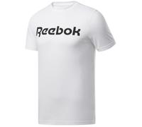 Reebok T-Shirt fonctionnel noir / blanc, Taille L