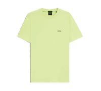 T-shirt Regular Boss TEE - Vert Clair - en coton stretch avec logo contrastant M