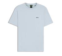 Hugo Boss T-shirt homme Style Tee 50506373 coton stretch détail logoté bleu clair L