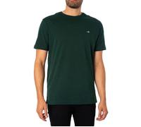 GANT Reg Shield SS T-Shirt, Tartan Green, XXL Homme