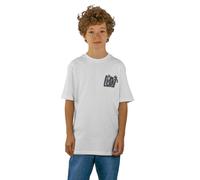 T-shirt relax fit avec print devant et dos monkey business blanc/noir/gris 8A