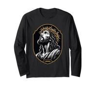 T-Shirt Religieuse Jésus Christ Cadeau Foi Chrétienne Manche Longue
