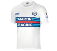T-Shirt Réplique Blanche Manches Courtes Martini Racing - Sparco ✔️