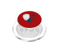 T-Shirt République Tchèque Cesko République Tchèque Prague PopSockets PopGrip pour MagSafe