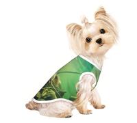 T-shirt respirant avec imprimé poisson-chat sous-marin pour petits chiens