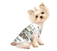 T-shirt respirant imprimé Happy Camper pour petits chiens, chiots, chatons, chiens, chats