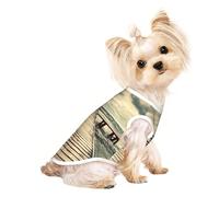 T-shirt respirant pour petits chiens et chatons avec imprimé côtier