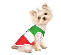 T-shirt respirant sans manches imprimé drapeau de la Guinée équatoriale pour animal de compagnie de taille moyenne Motif Chihuahua, Yorkshire, Teckel