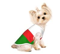 T-shirt respirant sans manches imprimé drapeau d'Oman pour animal domestique de taille moyenne pour chiens et chats de petite et moyenne taille, chihuahua, yorkshire, teckel