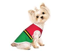 T-shirt respirant sans manches imprimé drapeau du Vanuatu pour animal de compagnie - Chihuahua, yorkshire, teckel de taille moyenne