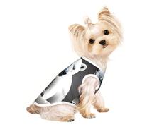 T-shirt respirant sans manches pour petit chien et chat Motif portrait d'un ours polaire Taille L