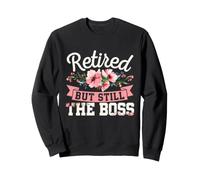 T-Shirt Retirement But Still The Boss pour Femme Sweatshirt