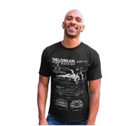 T-shirt Retour vers le futur - Delorean Blueprint S