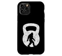T-Shirt rétro Big Foot Silhouette Funny Kettlebell Coque pour iPhone 11 Pro