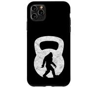 T-Shirt rétro Big Foot Silhouette Funny Kettlebell Coque pour iPhone 11 Pro Max
