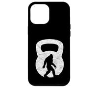 T-Shirt rétro Big Foot Silhouette Funny Kettlebell Coque pour iPhone 12 Pro Max