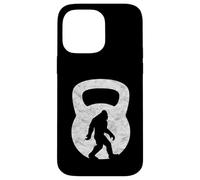 T-Shirt rétro Big Foot Silhouette Funny Kettlebell Coque pour iPhone 14 Pro Max