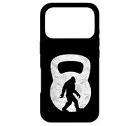 T-Shirt rétro Big Foot Silhouette Funny Kettlebell Coque pour iPhone 17 Pro