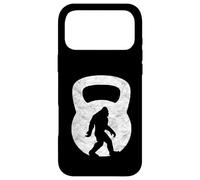 T-Shirt rétro Big Foot Silhouette Funny Kettlebell Coque pour iPhone 17 Pro Max