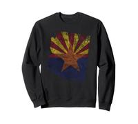 T-Shirt rétro Vieilli Arizona Grand Canyon State Flag Tee Sweatshirt