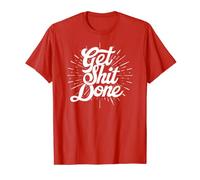 T-shirt rétro vintage avec motif « Get Shit Done » T-Shirt
