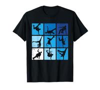 T-shirt rétro vintage Hip Hop Break Dance poses cadeau T-Shirt