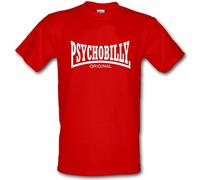 T-shirt révolutionnaire Psychobilly Logo Cult Rockabilly Punk Music Heavy Cotton T-shirt S-XXL - Rouge - XX-Large