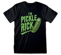 T-shirt Rick et Morty I'm Pickle Rick noir pour homme: X Large Noir G