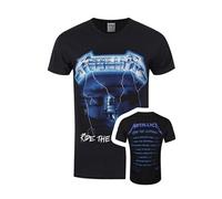 Metallica T-shirt Ride The Lightning Homme manches courtes coupe standard 100% coton Noir XL