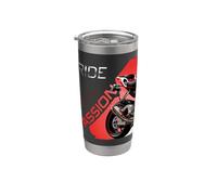 T-shirt Ride With Passion The Ultimate Adventure on Two Wheels Gobelet isotherme en acier inoxydable double paroi