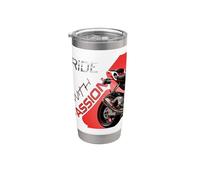 T-shirt Ride With Passion The Ultimate Adventure on Two Wheels Gobelet isotherme en acier inoxydable double paroi