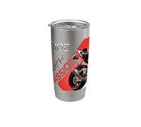 T-shirt Ride With Passion The Ultimate Adventure on Two Wheels Gobelet isotherme en acier inoxydable double paroi