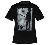 T-Shirt - ROCK À GOGO - Boys Don't Cry - New Wave - Manches courtes - Noir S