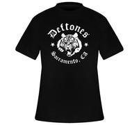 T-shirt Rock Ã Gogo Deftones - Tiger Sacramento Noir 2XL