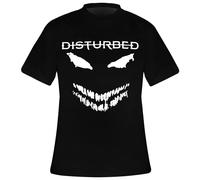 T-shirt Rock Ã Gogo Disturbed - Scary Face Candle Noir XL